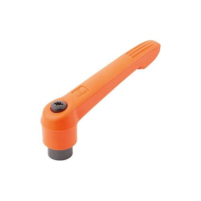 Produktbild von KIPP - KLEMMHEBEL GR.2, M06, KUNSTSTOFF ORANGE RAL2004, KOMP:STAHL
