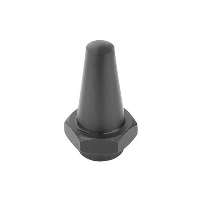 Produktbild von KIPP - AUFLAGEBOLZEN MIT ZAPFEN, FORM:B RUND, INNENGEWINDE D=M06, H=12,5, SW=17