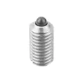 Produktbild von KIPP - FEDERNDES DRUCKSTÜCK LEICHTE FEDERKRAFT D=M10 L=19, EDELSTAHL, KOMP:BOLZ