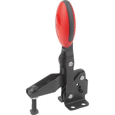 Produktbild von KIPP - SCHNELLSPANNER VERTIKAL STANDARD, FUß WAAGRECHT, STAHL NITROCARBURIERT +