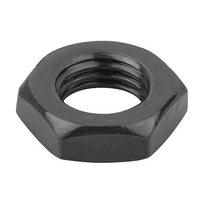 Produktbild von KIPP - SECHSKANTMUTTER NIEDRIGE FORM, DIN439 RECHTSGEWINDE M12X1,5, SW=19, STAH