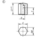 Produktbild von KIPP - POSITIONSFUß, G=M10, FORM:E, AUTOM.STAHL BRÜN. U. EINSATZGEHÄRTET, SW=19