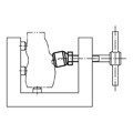 Produktbild von KIPP - GELENKFUß D1=M12, H=25,5, SW=19, AUTOM.STAHL