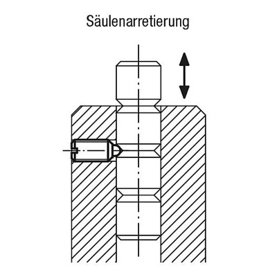 Produktbild von KIPP - FEDERNDES DRUCKSTÜCK, INNENSECHSKANT, STANDARD FEDERKRAFT, D=M06, L=15, 