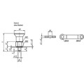 Produktbild von KIPP - ARRETIERBOLZEN, GR.1, D1=M10X1, D=5, FORM:A OHNE RASTNUT, FÜR DÜNNWANDIG