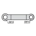 Produktbild von KIPP - Doppelringschlüssel 14x16mm