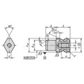 Produktbild von KIPP - AUFNAHMEBOLZEN MIT KUGELANSATZ, C=16, FORM:D, WERKZEUGSTAHL