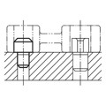 Produktbild von KIPP - POSITIONSSTIFT ZYLINDRISCH D1=8 WERKZEUGSTAHL, BRÜNIERT, GESCHLIFFEN, D2