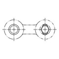 Produktbild von KIPP - POSITIONSSTIFT FREIGEFRÄST D1=8,5 WERKZEUGSTAHL, BRÜNIERT, D2=5