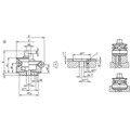 Produktbild von KIPP - ZENTRIERSPANNER FORM:A MIT KUGEL, D=86,5, D1=M16, D4=17, STAHL GEHÄRTET 