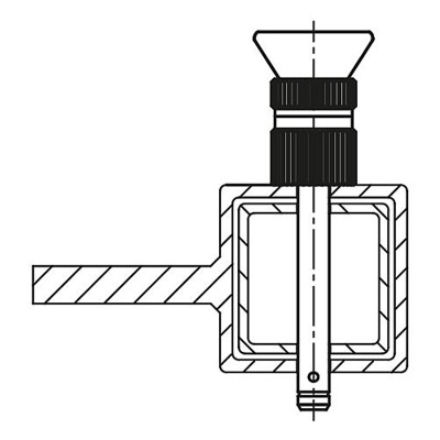 Produktbild von KIPP - KUGELSPERRBOLZEN MIT PILZGRIFF VERSTELLBAR, D1=12, L=38-50, EDELSTAHL, K