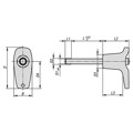 Produktbild von KIPP - KUGELSPERRBOLZEN MIT L-GRIFF, D1=10, L=20, L1=8,9, L5=28,9, EDELSTAHL, K