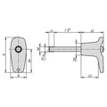 Produktbild von KIPP - KUGELSPERRBOLZEN MIT L-GRIFF, D1=5, L=15, L1=5,9, L5=20,9, EDELSTAHL, KO