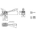 Produktbild von KIPP - NIEDERZUGSPANNER RECHTS A=38,5 25X25, FORM:A STAHL