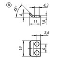 Produktbild von KIPP - GEGENHAKEN FÜR SPANNVERSCHLUSS, MIT SPANNBÜGEL, FORM:A, STAHL VERZINKT U