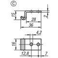 Produktbild von KIPP - GEGENHAKEN FÜR SPANNVERSCHLUSS, EINSTELLBAR, FORM:C, STAHL VERZINKT UND 