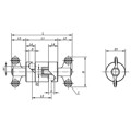 Produktbild von KIPP - SPANNGELENK VERSTELLBAR GR.1 ALUMINIUM, KOMP:THERMOPLAST, D=8