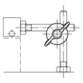 Produktbild von KIPP - SPANNGELENK VERSTELLBAR GR.1 ALUMINIUM, KOMP:THERMOPLAST, D=8