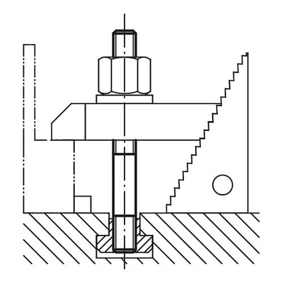 Produktbild von KIPP - STIFTSCHRAUBE D=M12 L=56 VERGÜTUNGSSTAHL