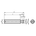 Produktbild von KIPP - GEWINDESTIFT MIT DRUCKZAPFEN DIN6332 D1=M16X68, L1=80, STAHL