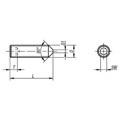 Produktbild von KIPP - GEWINDESTIFT M.INNENSECHSKANT + SPITZE DIN EN ISO4027 M10X10, EDELSTAHL 