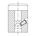 Produktbild von KIPP - GEWINDESTIFT M.INNENSECHSKANT + SPITZE DIN EN ISO4027 M10X10, EDELSTAHL 