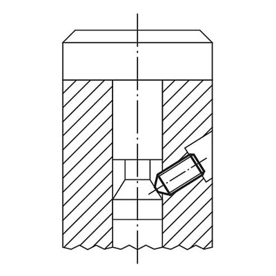 Produktbild von KIPP - GEWINDESTIFT M.INNENSECHSKANT + SPITZE DIN EN ISO4027 M10X10, EDELSTAHL 