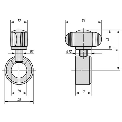 Produktbild von KIPP - STELLRING STAHL, MIT FLÜGELGRIFF, KOMP:THERMOPLAST 6X12, B=8