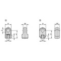 Produktbild von KIPP - GELENKAUGE M05, FORM:A STAHL, D=6,1