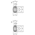 Produktbild von KIPP - GELENKLAGER MAßREIHE K, D=5H7 D1=13h7 EDELSTAHL 1.4571, KOMP:PTFE