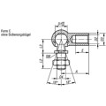 Produktbild von KIPP - WINKELGELENK DIN71802 RECHTSGEWINDE, FORM:C OHNE SICHERUNGSBÜGEL, D1=16,