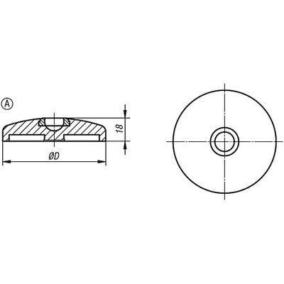 Produktbild von KIPP - TELLER, FORM:A ZINK, D=80