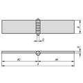 Produktbild von KIPP - SCHARNIER SCHWEIßBAR, STAHL, A=80, A3=40, A4=40, B=40