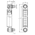 Produktbild von KIPP - ÖLSTANDSANZEIGER OHNE THERMOMETER M12 325X30X30, L1=300 THERMOPLAST, LAN