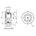 Produktbild von KIPP - ÖLSCHAUGLAS EINPRESSBAR MIT REFLEKTOR, D1=38, D=42, THERMOPLAST