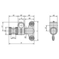 Produktbild von KIPP - SPANNGELENK GR.6, MIT FLÜGELGRIFF, D=20, ALUMINIUM SCHWARZ ELOXIERT, D1=