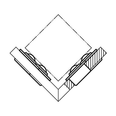 Produktbild von KIPP - KUGELROLLE GEHÄUSE, FORM:D EDELSTAHL, KOMP:EDELSTAHL