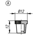 Produktbild von KIPP - SCHUTZKAPPE, FORM:A, GELB