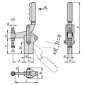 Produktbild von KIPP - SCHNELLSPANNER VERTIKAL SCHWERE AUSFÜHRUNG, FUß SENKRECHT F1=12000, FEST