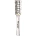 Produktbild von KLINGSPOR - Hartmetallfräser HF 100 A, 3 x 14 x 3mm Kreuzverzahnung, 5 Stück