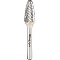 Produktbild von KLINGSPOR - Hartmetallfräser HF 100 F, 9,6 x 19 x 6mm grobe Einfachverzahnung, 