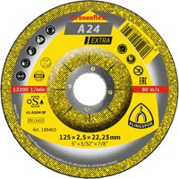 Produktbild von KLINGSPOR - Trennscheibe A 24 EX, 125 x 2,5 x 22,23mm gekröpft, 1 Stück