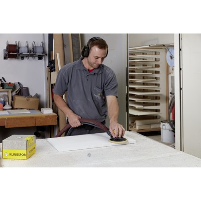 Produktbild von KLINGSPOR - PS 33 BK Scheiben kletthaftend, 225 mm Korn 220 Lochform GLS38