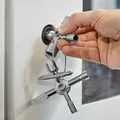 KNIPEX TwinKey®, der universellste aller Schaltschrankschlüssel 92 mm 001101 Produktbild img4 S