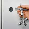 KNIPEX TwinKey®, der universellste aller Schaltschrankschlüssel 92 mm 001101 Produktbild img6 S