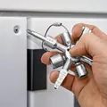 KNIPEX TwinKey®, der universellste aller Schaltschrankschlüssel 92 mm 001101 Produktbild img7 S