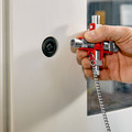 KNIPEX Schaltschrankschlüssel 00 11 06 Kreuzform m.Ket.u.Karabinerhak. ZDG 90mm Produktbild img6 S