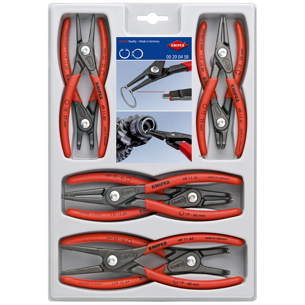 KNIPEX Präzisions-Sicherungsringzangen-Set Produktbild img1 L