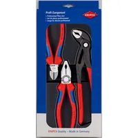 KNIPEX Zangen-Set 00 20 09 V01 3-teilig Kunststoffverpackung Produktbild