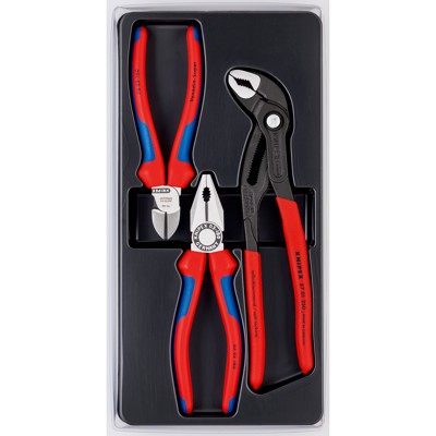 Produktbild von KNIPEX® - Zangen-Set 00 20 09 V01 3-teilig Kunststoffverpackung